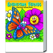 Springtime Friends Coloring & Activity Book 