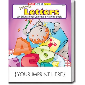  Fun With Letters Coloring & Activity Book 