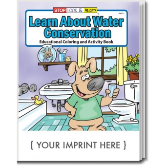 Learn About Water Conservation Coloring & Activity Book 
