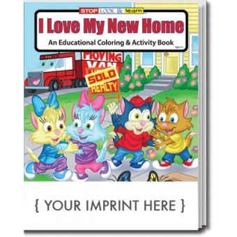  I Love My New Home Coloring & Activity Book 