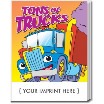 Tons of Trucks Coloring & Activity Book 