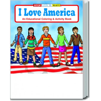 I Love America Coloring & Activity Book 