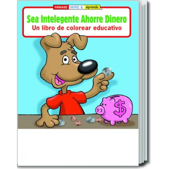 Be Smart, Save Money (Spanish) Coloring & Activity Book 