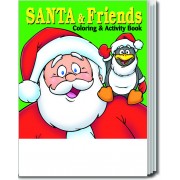 Santa and Friends Coloring & Activity Book 
