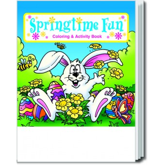 Springtime Fun Coloring & Activity Book 