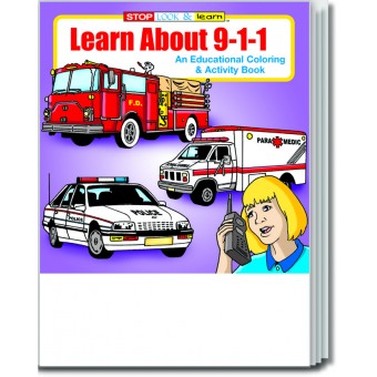 Learn About 911 Coloring & Activity Book 