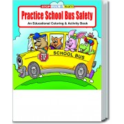 Practice School Bus Safety Coloring & Activity Book 
